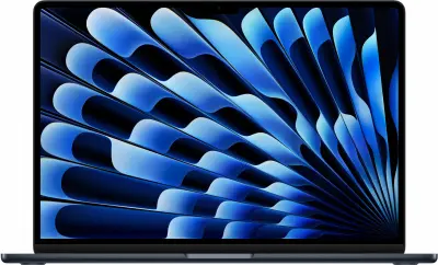 Ноутбук Apple MacBook Air A2941 M2 8 core 8Gb SSD256Gb/10 core GPU 15.3" IPS (2880x1864) Mac OS midnight WiFi BT Cam (MQKW3RU/A)