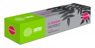Картридж лазерный Cactus CS-TK5205M пурпурный (12000стр.) для Kyocera Ecosys 356ci