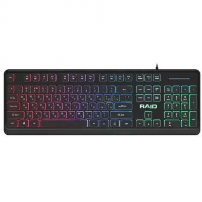 Defender Клавиатура Raid GK-778DL RU [45778] {Проводная игровая, Rainbow,104 кнопки}