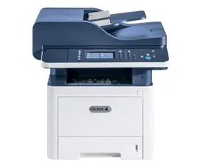 МФУ лазерный Xerox WorkCentre WC3345DNI (3345V_DNI) A4 Duplex Net WiFi белый/синий
