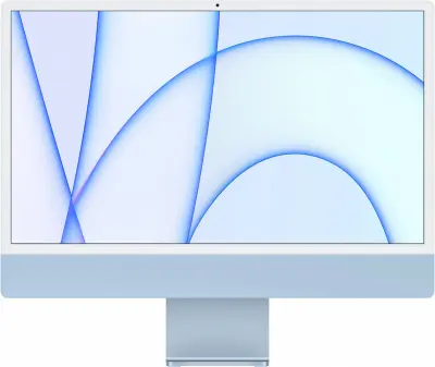 Моноблок Apple iMac A2439 24" 4.5K M1 8 core (3.2) 16Gb SSD256Gb 7 core GPU macOS WiFi BT 143W клавиатура мышь Cam синий 4480x2520