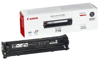 Картридж лазерный Canon 716BK 1980B002 черный (2300стр.) для Canon LBP-5050/5050N