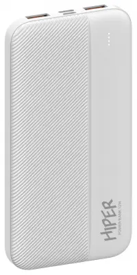 Мобильный аккумулятор Hiper SM10000 10000mAh 2.4A белый (SM10000 WHITE)