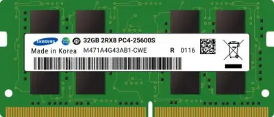 Память DDR4 32Gb 3200MHz Samsung M471A4G43AB1-CWE OEM PC4-25600 CL19 SO-DIMM 260-pin 1.2В original dual rank OEM