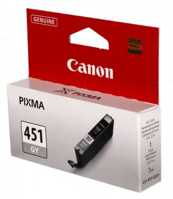 Картридж струйный Canon CLI-451GY 6527B001 серый для Canon Pixma MG6340