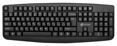 Клавиатура Оклик 105M черный USB (1678092)