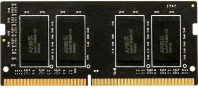 Память DDR4 4Gb 2666MHz AMD R744G2606S1S-UO Radeon R7 Performance Series OEM PC4-21300 CL16 SO-DIMM 260-pin 1.2В single rank OEM