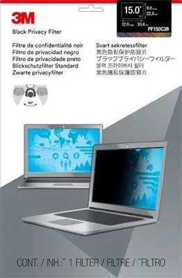 Экран защиты информации для ноутбука 3M PF150C3B (7100210591) 15" черный
