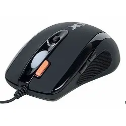 A-4Tech Мышь X-718BK (черный) USB, 6+1 кл.-кн., 3000 dpi,проводная [94398]