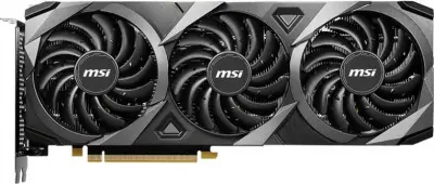 Видеокарта MSI PCI-E 4.0 RTX 3060 Ti VENTUS 3X 8G LHR NVIDIA GeForce RTX 3060Ti 8192Mb 256 GDDR6 1665/14000 HDMIx1 DPx3 HDCP Ret