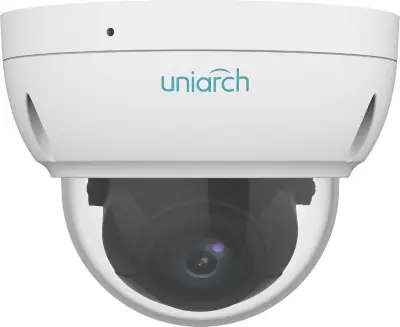 Камера видеонаблюдения IP UNV Uniarch IPC-D312-APKZ 2.8-12мм цв. корп.:белый