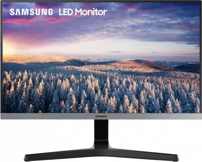 Монитор Samsung 23.8" S24R350FHI серебристый/черный IPS LED 5ms 16:9 HDMI полуматовая 1000:1 250cd 178гр/178гр 1920x1080 D-Sub FHD 3.4кг
