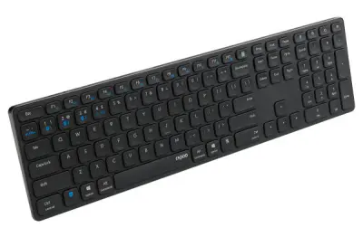Клавиатура Rapoo E9800M серый USB беспроводная BT/Radio slim Multimedia для ноутбука (14517)