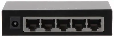 DAHUA DH-PFS3005-5GT 5-портовый гигабитный неуправляемый коммутатор, 5xRJ45 1Gb, коммутация 10 Гбит/с, MAC-таблица 2К, металл