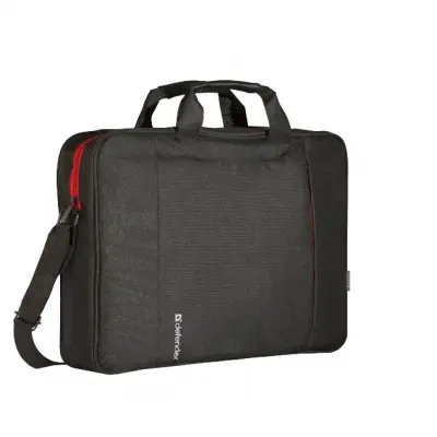 Сумка для ноутбука Defender Geek 15.6" черный, карман (26084)