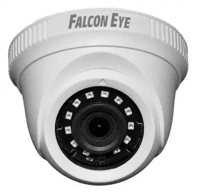 Камера видеонаблюдения аналоговая Falcon Eye FE-MHD-DP2e-20 3.6-3.6мм HD-CVI HD-TVI цветная корп.:белый