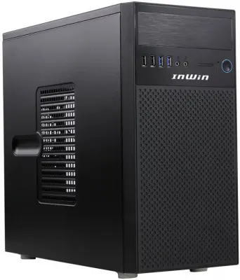 Корпус Inwin ENR708BL RB-S450T7-0 черный 450W mATX 1x80mm 1x92mm 2xUSB2.0 2xUSB3.0 audio