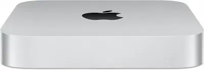 ПК Apple Mac mini A2686 slim M2 8 core 16Gb SSD256Gb 10 core GPU macOS GbitEth WiFi BT серебристый (Z16K00006)