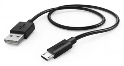 Кабель Hama 00178328 USB (m)-micro USB (m) 0.6м черный
