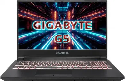 Ноутбук Gigabyte G5 KC-5RU1130SH Core i5 10500H 16Gb SSD512Gb NVIDIA GeForce RTX 3060 6Gb 15.6" IPS FHD (1920x1080) Windows 10 Home black WiFi BT Cam