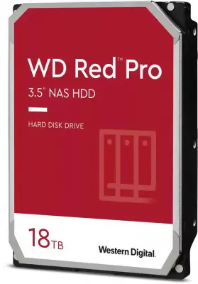 18TB WD Red Pro (WD181KFGX) {Serial ATA III, 7200- rpm,512Mb, 3.5"}