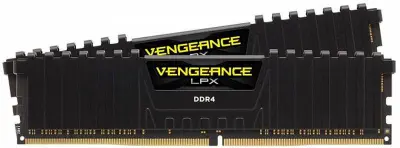 Память DDR4 2x16Gb 2400MHz Corsair CMK32GX4M2A2400C14 Vengeance LPX RTL PC4-19200 CL14 DIMM 288-pin 1.2В