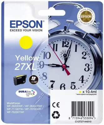 Картридж струйный Epson T2714 C13T27144022 желтый (1100стр.) (10.4мл) для Epson WF7110/7610/7620