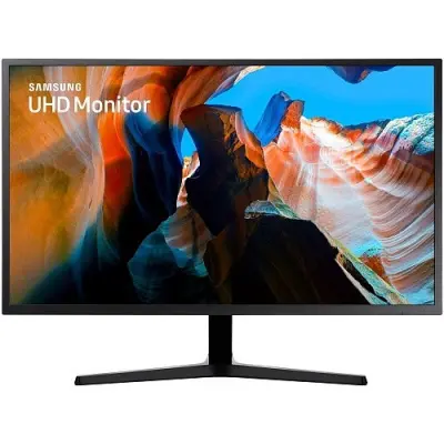 LCD Samsung 31.5" U32J590UQM Dark Blue Gray/черный {VA LED 3840x2160 4ms 60Гц 16:9 270cd 178гр/178гр  DisplayPort(v1.2) HDMI(v2.0x1, 1.4x1)}