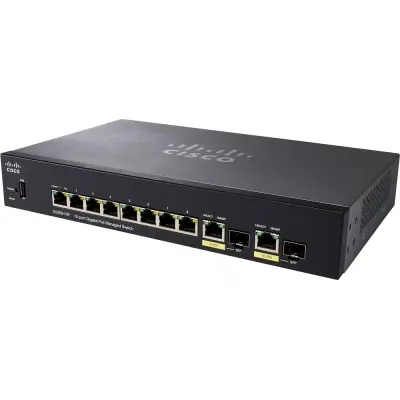 Cisco SB SG350-10MP-K9-EU Cisco SG350-10MP 10-port Gigabit POE Managed Switch