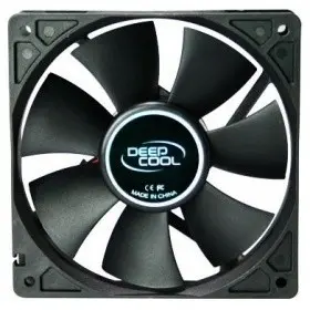 Вентилятор DEEPCOOL Xfan120 120x120x25мм (64шт./кор, пит. от мат.платы и БП, черный, 1300об/мин) Retail blister