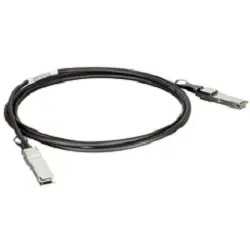 D-Link DEM-CB300QXS Пассивный кабель 40G QSFP+ длиной 3 м с 2 разъемами QSFP+ для прямого подключения коммутаторов DXS-3600 и DXS-3610