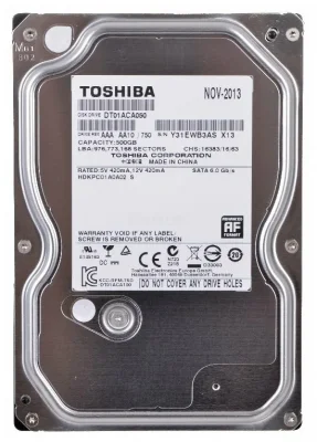 Жесткий диск TOSHIBA 500GB-DT01ACA050