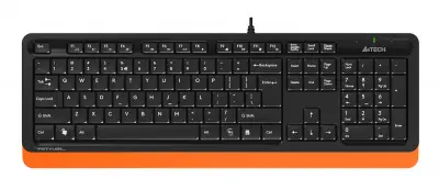 Клавиатура A-4Tech Fstyler FK10 ORANGE черный/оранжевый USB [1147534]