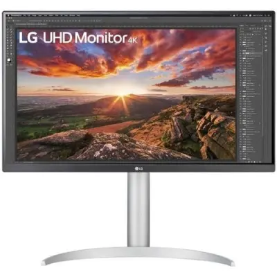 Монитор LG 27" UltraFine 27UP850N-W черный IPS LED 16:9 HDMI M/M матовая HAS Piv 400cd 178гр/178гр 3840x2160 DP 4K USB 5.9кг