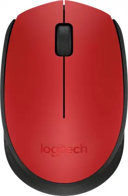 910-004641 Logitech Wireless Mouse M171, Red