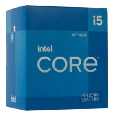 CPU Intel Core i5-12500 Alder Lake BOX {3.0 ГГц/ 4.6 ГГц в режиме Turbo, 18MB, Intel UHD Graphics 770, LGA1700}