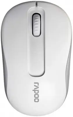 Мышь Rapoo M10 Plus белый оптическая (1000dpi) беспроводная USB (2but)