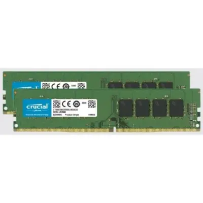 Crucial DDR4 DIMM 32GB Kit (16GBx2) 3200 MT/s (PC4-25600) CL22 CT2K16G4DFRA32A