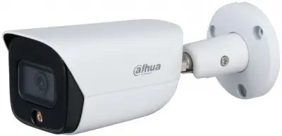 DAHUA DH-IPC-HFW3249EP-AS-LED-0280B Уличная цилиндрическая IP-видеокамера Full-color с ИИ 2Мп, 1/2.8” CMOS, объектив 2.8мм, видеоаналитика, LED-подсветка до 30м
