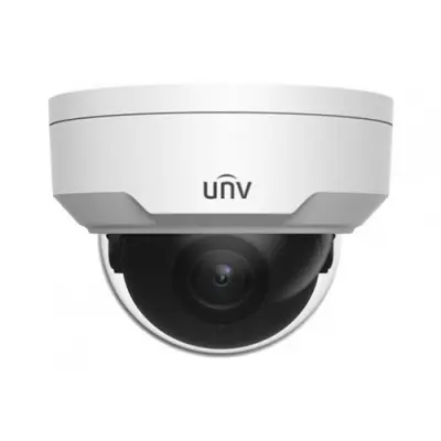 Uniview IPC322LB-DSF40K-G-RU Видеокамера IP купольная антивандальная {1/2.7" 2 Мп КМОП @ 30 к/с, ИК-подсветка до 30м., 0.01 Лк @F2.0, объектив 4.0 мм, WDR, 2D/3D DNR, Ultra 265, H.265, H.264, MJPEG}