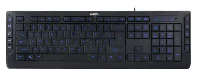Клавиатура A4Tech KD-600L черный USB Multimedia LED