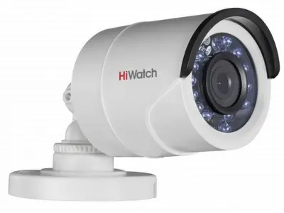Камера видеонаблюдения аналоговая HiWatch DS-T200A(B) (2.8MM) 2.8-2.8мм HD-TVI цв. корп.:белый