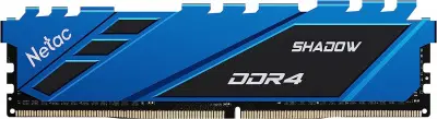 Память DDR4 8GB 3600MHz Netac NTSDD4P36SP-08B Shadow RTL Gaming PC4-28800 CL18 DIMM 288-pin 1.35В Intel с радиатором Ret