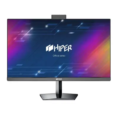 Моноблок Hiper Office HO-D3-H410-B 27" IPS Free DOS GbitEth WiFi BT 120W Cam черный 1920x1080 (RUS)