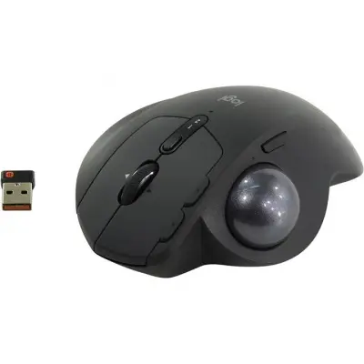 Трекбол Logitech Trackball MX Ergo графитовый оптическая (2048dpi) беспроводная BT/Radio USB (6but)