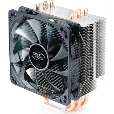 Cooler Deepcool GAMMAXX 400 BLUE BASIC {Soc-FM2+/AM2+/AM3+/AM4/1150/1151/1155/ 4-pin 18-30dB Al+Cu 130W 640gr LED} Ret