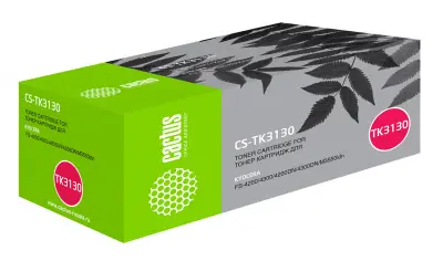 Картридж лазерный Cactus CS-TK3130 TK-3130 черный (25000стр.) для Kyocera Mita FS 4200/4300/4200DN/4300DN/M3550idn Ecosys/60idn