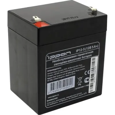 Батарея IPPON IP12-5(12B 5Ач)