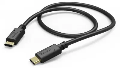 Кабель Hama 00183331 ver2.0 USB Type-C (m)-USB Type-C (m) 1м черный