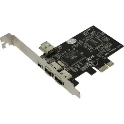 Espada Контроллер PCI-E, 1394a, 3внеш+1внутр порт, (ver.2) VIA6315 (PCIe1394a) (44940)